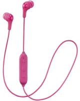 Headphones with mic JVC HA-FX9BT-P - Bluetooth phone headset for iPhone, iPad and Android with 9 mm driver in-ear headphones. Pink color