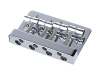 BB011-CR Бридж (струнодержатель) для бас-гитары, хром, Paxphil