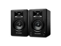 Акустическая система [BX3PAIRXEU] M-audio [BX3 (пара)] (активный+пассивный), 2-х полосные, 25 Вт, 88-22000 Гц, 3,5"+1" входы: 2x1/4"линейный вход, 2xRCA линейный вход