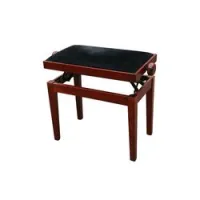 Hidrau bg27 rosewood matt (tc9)  банкетка, сатинированное красное дерево, сидение черный бархат