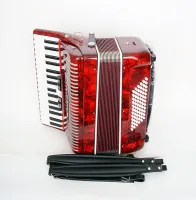 A1622 (1305) Hohnica 72 Аккордеон, красный, Hohner