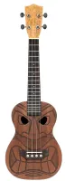 STAGG UC-TIKI MENA - концерт укулеле, красное дерево, чехол