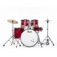 Pearl rs525sc/ c747  ударная установка из 5-ти барабанов, цвет matte red, (3 коробки)