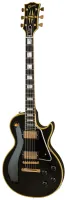 GIBSON CUSTOM SHOP 1954 Les Paul Custom Staple Pickup Reissue VOS Ebony электрогитара, цвет - черный, кейс в комплекте