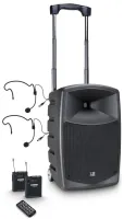 Ld systems roadbuddy 10 bph 2 b5 - активная акустическая система на аккумуляторе с микшером, bluetooth и двумя беспроводными головными микрофонами