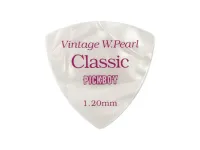 GP-24/120 Celluloid Vintage Classic White Pearl Медиаторы 50шт, толщина 1.20мм, Pickboy