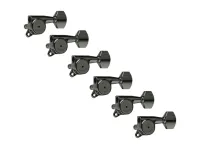 SG381-HAPM-07-B-L6 Колки для гитары 6л, локовые, черные, Gotoh