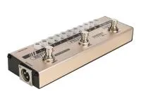 Напольная компактная гитарная педаль Dapper Acoustic Mini Valeton [MES-4] мульти-эффектов для акустической гитары, тюнер, премап с эквалайзером, симулятор кабинета, compressor и reverb эффекты