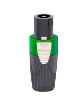 Taverlab F1010-Green - Разъём кабельный 4PIN Speaker Connector "папа", зелёный