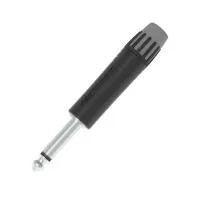Seetronic MP2X-B-BK Разъем  6.3мм JACK моно, под кабель 4-7мм(AWG18), корпус: цинковый сплав, контакт: никелированная латунь, Температурный режим: -20/+65, цвет:  черный с черным колпачком.