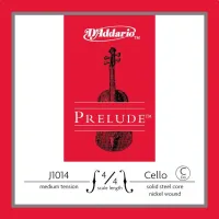 J1014-4/4M Prelude Отдельная струна До/С для виолончели размером 4/4, среднее натяжение, D'Addario