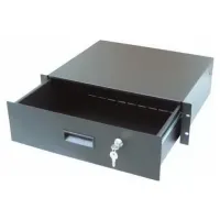 BESPECO CRS3U Рэковый ящик 3U с замком. Рэковый размер 3U, высота 13 см, ширина 48.3 см, глубина 36