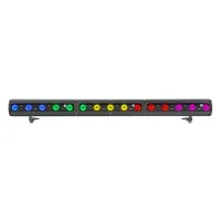 DTS FOS 100 SOLO DYNAMIC • IP20 • SPOT 681 lux/3 m, LED линейный светильник c пиксельным управлением 15 LEDs Full colour P5 II (Spot Lenses)  , степень защиты IP20, разъемы Powercon+XLR, габаритные размеры 990*78*160 мм, потребляемая мощность 6-100 Вт, DM