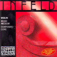 THOMASTIK Infeld Red IR100 cтруны для скрипки 4/4, натяжение среднее, IR01 E - хромированная сталь п