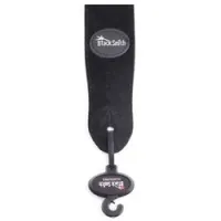 Blacksmith ls-0703 black  ремень для гитары, замша, 55 мм, черный, круглые концы