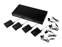 RWS-4BLV Беспроводная микрофонная система, 4 петличных микрофона, LAudio
