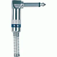 PROEL S240 - джек моно, кабельный, угловой ,6.3 мм, корпус металл