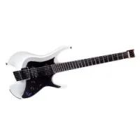 Mooer gtrs w800 pearl white  электрогитара со встроенным процессором, hh, headless, цвет pearl white