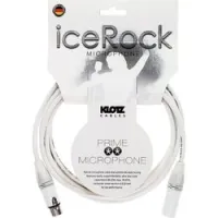 Klotz irfm0750  микрофонный кабель xlr(f)/ xlr(m), 7,5 м, белый, разъемы neutrik