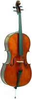 Cello 7/8 Gliga Gems1 AW-C078 - Ремесленная ученическая виолончель для интенсивных занятий. Верхняя дека из отборной ели, двухчастная нижняя дека, обечайки и шейка из волнистого клена. Аксессуары черного дерева.