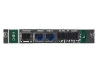 Kramer [dtaxrc2-in2-f34/standalone] модуль c 2 входами hdbaset (витая пара), передача hdmi, аудио, двунаправленного rs-232,ethernet и ик; поддержка 4к60 4:4:4