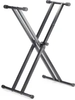STAGG KXSQ5 - клавишная стойка с регулируемой высотой.Металлическая конструкция, складывается в плоскую конструкцию для удобства транспортировки,легко регулировать высоту и угол. Высота: 66-99см.Цвет: черный