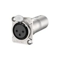ROXTONE RA3XFMD Переходник 3-x контактного XLR папа на 3-х контактный XLR мама (D-типа)