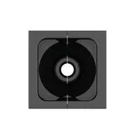 Kramer MCP-1(B)- Заглушка для розеточной станции Kramer с отверстием для кабеля, черная