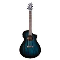 Breedlove rainforest s concert papillon ce  электроакустическая гитара, цвет синий