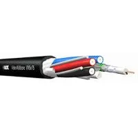 KLOTZ VD3062SY (VM3X75Y) RGB  Видеокабель, 3 х 75 Ом. Цвет чёрный, 15 мм внеш. диаметр.