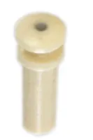Strap pin Acura GP-N4 - Bone acoustic guitar endpin for strap or tailpiece with mother-of-pearl inlay