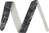 FENDER Tie Dye Leather Strap BLACK ремень для гитары, кожа, цвет черный