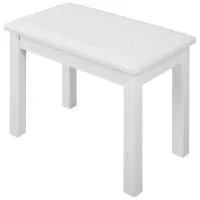 Piano-bench-WH Банкетка белая, Nux Cherub