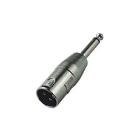 Nordfolk nca5116  переходник xlr male <=> 6.3 мм mono jack (ts), металл