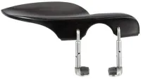 Violin chin rest Acura Meister Ultimo VC-NCG53CB - Grade Ultimo ebony Guarneri chin rest for 4/4-3/4 violin with titanium Hill mount