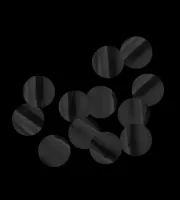 Конфетти металлизированное 17х55мм черное