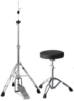 Стойка hi-hat, стул и педаль pearl hwp-dph83 - пакет дополнительного оборудования для электронной ударной установки, включающий стойку хай-хэта, стул барабанщика и педаль бас-барабана