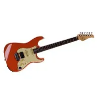 Mooer gtrs p800 red  электрогитара со встроенным процессором, hss, палисандр, цвет красный