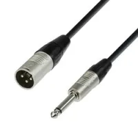 Adam hall k4 mmp 1000  микрофонный кабель xlr(m)-6,3 jack mono, rean, 10м