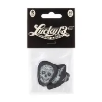 Dunlop l13cp060 lucky 13 6pack  медиаторы, толщина 0.6 мм, 6 рисунков, 6 шт.