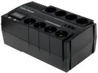 ИБП CyberPower BR1000ELCD, 1000VA/600W, L-INT, A.SIN, LCD, USB, CHRG, RJ45/11, SCHUKOx8