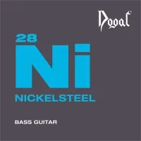 Bass guitar string set Dogal RW160D - Bass-guitar strings with stainless steel wound hexagonal steel core. Hard tension, thickness .050-.110 inch.