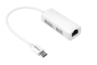 00-00029633 Адаптер GoPower Type-C (m)-RJ-45 (f) 100 мб/с белый, GoPower