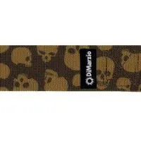 DIMARZIO 2 INCH CORDURA STRAP W/LEATHER ENDS CAMO SKULLS DD3100MGSK гитарный ремень, цвет камуфляж c черепами