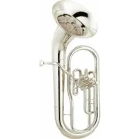 Yamaha PBO YEP-211S  Эуфониум Bb, стандартная модель, фронт. раструб, 3х помп. фронт. действия, серебро