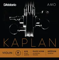 KA312-4/4M Kaplan Amo Отдельная струна A/Ля для скрипки размером 4/4, среднее натяжение, D'Addario