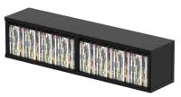 Glorious cd box black 90 (уценка)  подставка для хранения cd-дисков 90 шт, цвет чёрный