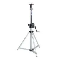 ECO LSP088L Black/Silver (50kg/1,65m. для прожектора следящего света) Стойка для прожектора следящего света с подъемным механизмом. Высота регулируемая от 108 до 165 см. Макс. нагрузка 50кг.  Вес: 13кг. Цвет^ Серебряный/черный.