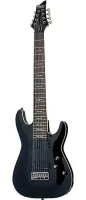 Schecter OMEN-8 ACTIVE BLK Гитара электрическая, 8 струн, корпус липа, гриф клен, лады 24XJumbo
