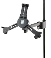 K&M 19791-016-55  держатель для tablet pc на стойку диаметром до 30 mm, чёрный